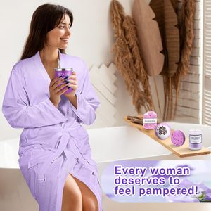 ชุดของขวัญสุดหรู 13 ชิ้น สำหรับวันวาเลนไทน์ ของขวัญสำหรับคุณแม่ แฟนสาว ภรรยา ประกอบด้วยกระจก ชุดคลุมอาบน้ำ และกล่องใส่เครื่องประดับ - Product Image 6