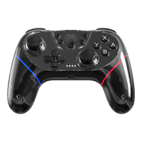 Manette de jeu Switch à double capteur Hall, modèle exclusif, avec double moteur pour vibration, sangle de programmation arrière et lumières LED pour Switch2