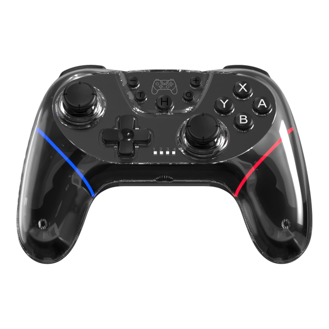 Dual Hall Private Model Switch Game Controller with Dual Motors for Vibration Back Programming Strap with LED Lights for Switch2