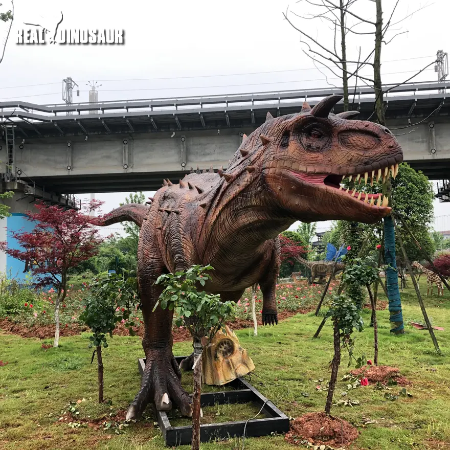 Dinossauro mecânico para venda, exposição ao ar livre dinossauro realista