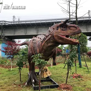 Outdoor Dinosaurier Ausstellung Lebensechte Dinosaurier Mechanische Dinosaurier Für Verkauf