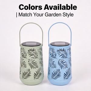 Lanterne solaire d'extérieur, étanche, en métal, lumière solaire pour patio, cour, véranda, décoration de jardin, <span class=keywords><strong>Noël</strong></span>, anniversaire - Product Image 6