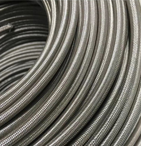 3.2X7.5- SAE J1401 1/8 Sistema Freni ProAutomotive: Tubo Freno in Nylon Intrecciato con Filo d'Acciaio Inossidabile, Tubo Freno Carburante in Nylon - Product Image 1