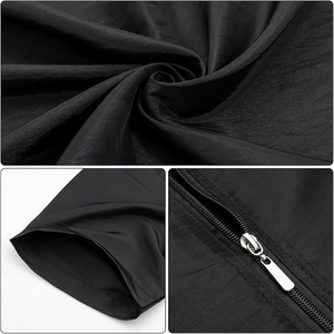 Chaquetas de Barbero Impermeables y Antiestáticas con Logotipo Personalizado al por Mayor, Uniformes para Peluquería y Salón de Belleza con Cremallera y Bolsillos - Product Image 2