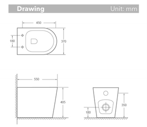 OVS CE-inodoro de montaje en el suelo, inodoro de pared, inodoros de pie, sin marco, el más barato de Europa - Product Image 5