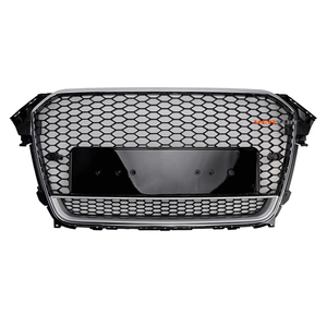 RS4 Grille Abs Gloss Black para Audi <span class=keywords><strong>A4</strong></span> Radiador RS4 B85 Parrilla delantera <span class=keywords><strong>2013</strong></span> 2015 - Product Image 1