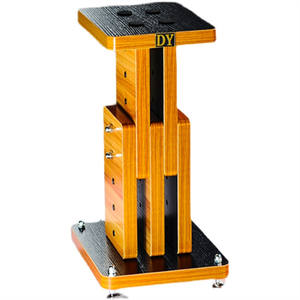 Support de <span class=keywords><strong>pied</strong></span> de haut-parleur DY-010, support d'amortisseur Audio, moniteur <span class=keywords><strong>Surround</strong></span> de sol, étagère, boîte de rangement, réglage rétractable/1 paire - Product Image 5