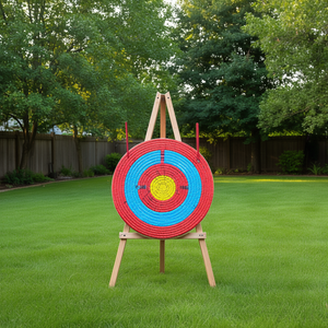 Cible de tir à l'arc traditionnelle en paille, 20 pouces, multicouche, fabriquée à la main pour le tir en plein air et la chasse en extérieur - Product Image 2