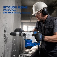 Marteau perforateur rotatif SDS MAX 42 mm à deux fonctions INTOUCH 1600 W haute performance