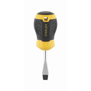 Destornillador Stanley de cabeza plana de 200 mm con mango acolchado antideslizante, herramienta para bricolaje - Product Image 1