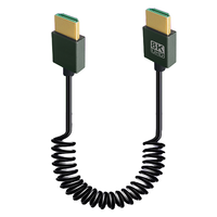Câble d'affichage flexible et fin 8K UHD pour câble coaxial torsadé plaqué or pour projecteur, ordinateur portable, moniteur et lecteur DVD
