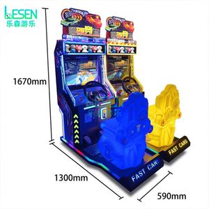 Machine de jeu d'arcade de course automobile à monnayeur, simulateur de conduite vidéo, prix d'usine, à vendre - Product Image 2