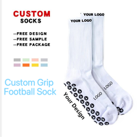 Chaussettes en coton, fabricant sur mesure, chaussettes de fitness Elite, chaussettes athlétiques antidérapantes en silicone, respirantes