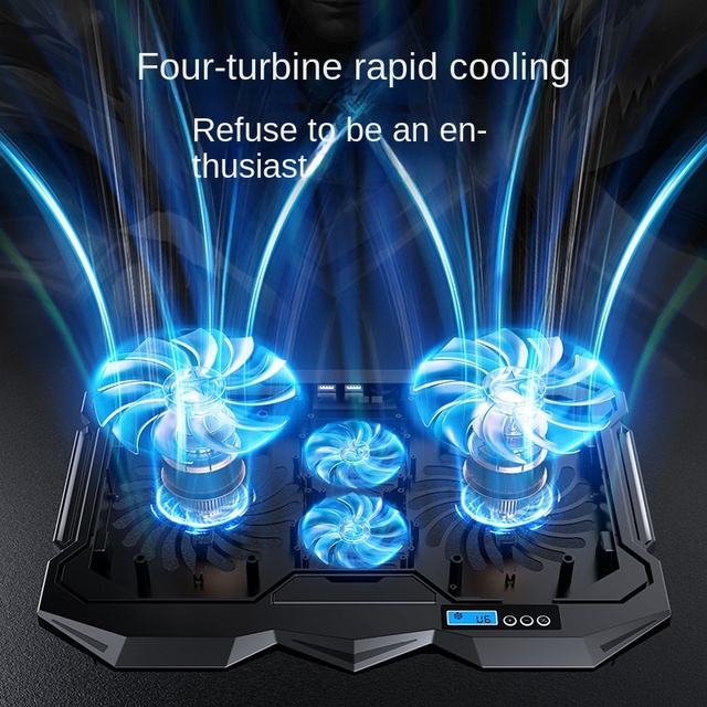 Core Ice Zun K22 ABS Material Air-Cooled Notebook Radiator Base E-Sports Quiet Game Heat Dissipation Stand Board Pad Cooling
