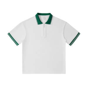 Polo deportivo de algodón y poliéster con diseño personalizado para hombre, Polo de golf transpirable con ajuste seco - Product Image 5