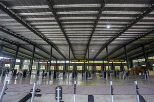 <span class=keywords><strong>Machine</strong></span> multifonctionnelle d'entraînement de la force pour la poitrine et les bras, avec plaques de poids, pour les levées latérales, mobile, pour salle de sport - Product Image 5