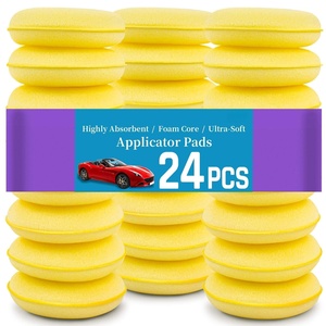 Éponge de lavage et de polissage pour voiture, haute densité, en mousse, pour cire et produits d'entretien automobile, vente en gros - Product Image 1