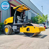 Machinerie de construction, mini-compacteur diesel de 3 tonnes, rouleau compresseur routier, rouleau à asphalte à conduite assise avec pneus en caoutchouc