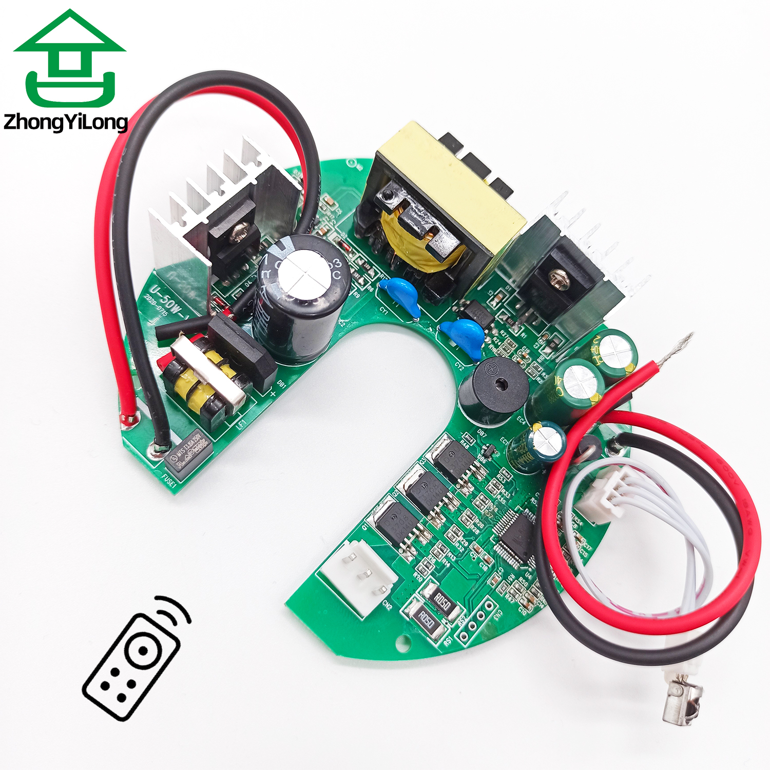 Контроллер потолочного вентилятора печатной платы 45 Вт AC DC Kit Двойной источник питания инфракрасный пульт дистанционного управления BLDC бесщеточный двигатель