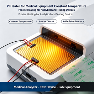 Film chauffant en polyimide (PI) de qualité médicale personnalisé pour module de température constante d'analyseur de sang - Product Image 1