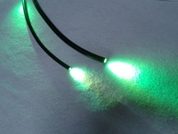 Gran diámetro 12mm final luz cable de fibra óptica