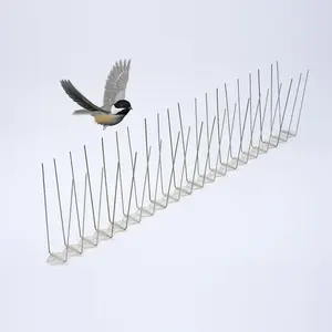 Picos de plástico para ahuyentar pájaros, Control de plagas, ANTIPALOMAS, precio barato