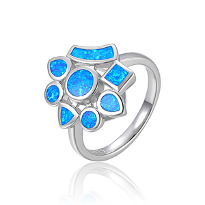 Bagues XYOP 2026 en argent sterling 925 plaqué or avec pierres <span class=keywords><strong>d</strong></span>'<span class=keywords><strong>opale</strong></span> pour femmes, bijoux personnalisés pour mariage et anniversaire - Product Image 1