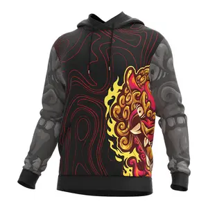 Fashion Contest Outdoor Fashion Game Wholesale Plain Sweat Suits Oversized Mens Womens Hoodies For Anime