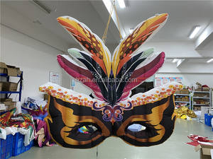 Maschera gonfiabile colorata gonfiabile della maschera della decorazione della maschera per il carnevale di evento - Product Image 5