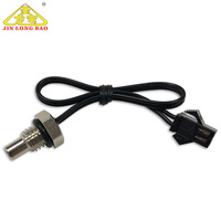 Capteur de température thermique étanche à thermistance NTC Jinlongbao 10k 3435 100k 3950 pour chaudière à gaz, prix d'usine