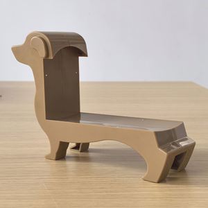 Nouveau support moderne pour bouteille de vin en plastique rouge, modèle Teckel, pour l'exportation, présentoir - Product Image 3