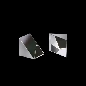Kaca Optik Refleksi Eksternal Aluminium BK7/K9, Kaca Optik Prisma 90 Derajat Persegi Panjang Prisma Sudut Kanan Prisma