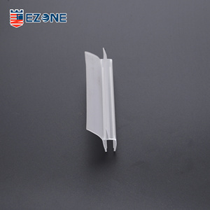 Tira de sellado de pantalla de <span class=keywords><strong>ducha</strong></span> de baño de PVC tipo F, sello de plástico de <span class=keywords><strong>goma</strong></span> curvo de diseño moderno para carcasa de puerta de vidrio de 6/8/10/12mm - Product Image 2