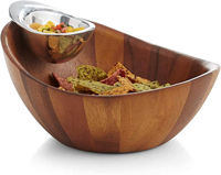 Chenzhu Acacia Bols En Bois Bassin Vaisselle Alimentaire Bols De Service Bols À Salade Ensemble En Gros Naturel Partie Cuisine Accessoires