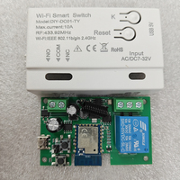 Module de commutation sans fil WiFi Tuya intelligent 1CH 433Mhz, récepteur RF DC7-32V, relais WiFi 433mhz 10A DIY