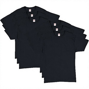 T-shirt en coton 100% de haute qualité 250 g/m², logo personnalisé, t-shirt uni surdimensionné pour hommes - Product Image 1