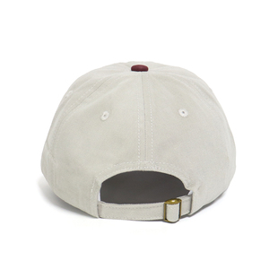 หมวกเบสบอลใส่ได้ทั้งชายและหญิงหมวกปักขอบโค้ง6แผงทำจากผ้าฝ้ายทอลายทแยง - Product Image 4