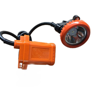 Lámpara de Casco de Minería de Seguridad Recargable LED de Alta Potencia PLC, Larga Duración de la Batería, 18-20h de Tiempo de Descarga para Minería de Carbón en Ambientes Peligrosos