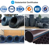Tubería de Drenaje de Aguas Residuales Subterránea de HDPE de 355 mm y 14 Pulgadas SN8 de Alta Rigidez para Aguas Residuales Municipales