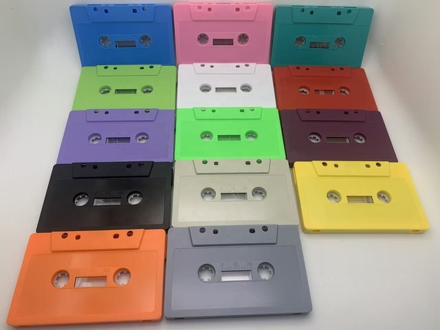 Retro Fortune Transparent Emerald Colored Cassette Tapes clear Cassette Tape clear case Cassette Recording Tape