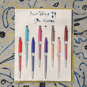 Promosyon Yüzen Renkli Kristal Elmas Dokunmatik Kalem Özelleştirilmiş Logolu Metal Dokunmatik Kalem Spor Moda Hediyeleri - Product Image 3