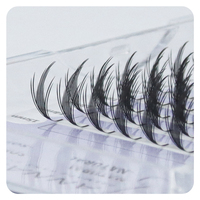 ANNAFRIS Synthétique Manga Faux Cils Comic Spire Premade Extension de Cils Ventilateurs 7mm CC Doux Plume En Forme Sans Cruauté