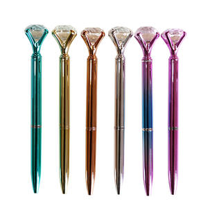 Novelty Luxury Rose Gold Metal <b>Pen</b> <b>Wedding</b> Bling Crystal Diamond Ball <b>Pen</b> - Product Image 1