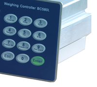 BC580L Instrumento de pesaje industrial Pantalla LED inteligente Personalizable OEM ODM Indicador de pesaje cuantitativo Receta