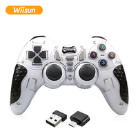 Manette de jeu sans fil 2,4 G 6-en-1 pour TV Box/PC, compatible PS2/PS3/PC360/Android - Manette de jeu sans fil multiplateforme