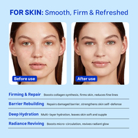 Vente en gros, prêt à expédier, ensemble lyophilisé de peptides de cuivre bleu GHK Cu pour raffermir la peau, lutter contre le vieillissement et réparer le visage, soins de la peau