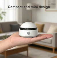 Détecteur de fumée WIFI PGST avec sirène et lumière haute visibilité, design contemporain, autonomie de 10 ans, alarmes incendie