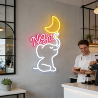 Enseigne néon murale LED Neonawall, alimentée par USB, avec interrupteur à intensité variable, pour décoration murale, snack-bars, magasins de proximité, cafés, bars, fêtes, vitrines, maison, cadeau