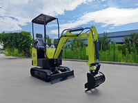 Promo Panas T10-2 Excavator Mikro 0.8 Ton untuk Kehutanan, Pertanian, Hidrolik, Zero Tail Swing, Mini Digger Handal