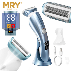 Afeitadora Eléctrica MRY para Mujer, Depiladora, Depilación Corporal para Mujer, Maquinilla de Afeitar Eléctrica para Piernas, Área Pública, Recortadora de Bikini - Product Image 3